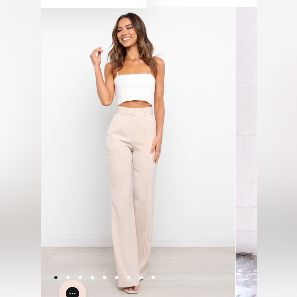 Petal & Pup BURLAND PANT - BEIGE Size 6